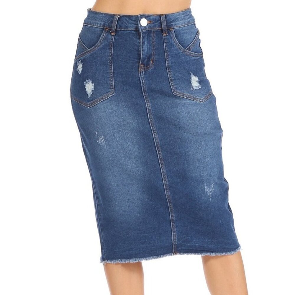 Maxi Denim Skirt